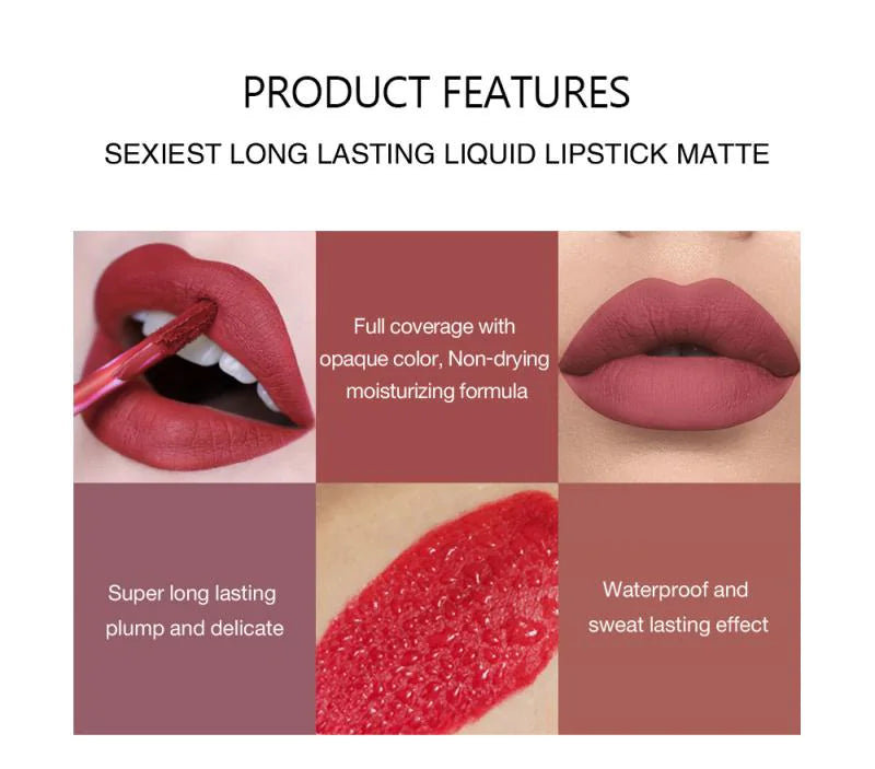 Matte Liquid Lipstick Set